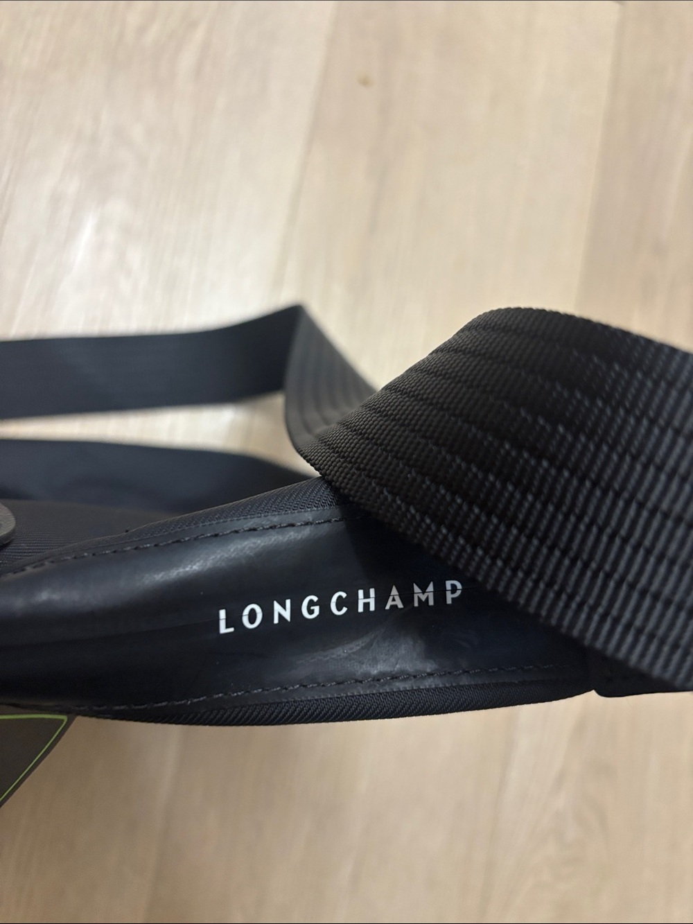 Longchamp new with tag Black Le Pliage Nylon Tote with Shoulder Strap - Picture 6 of 12